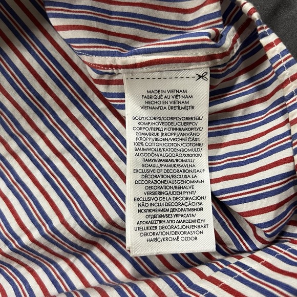 Ralph Lauren Slim Fit Long Sleeve Button Down Shirt Mens XXL Striped Preppy - Picture 4 of 6